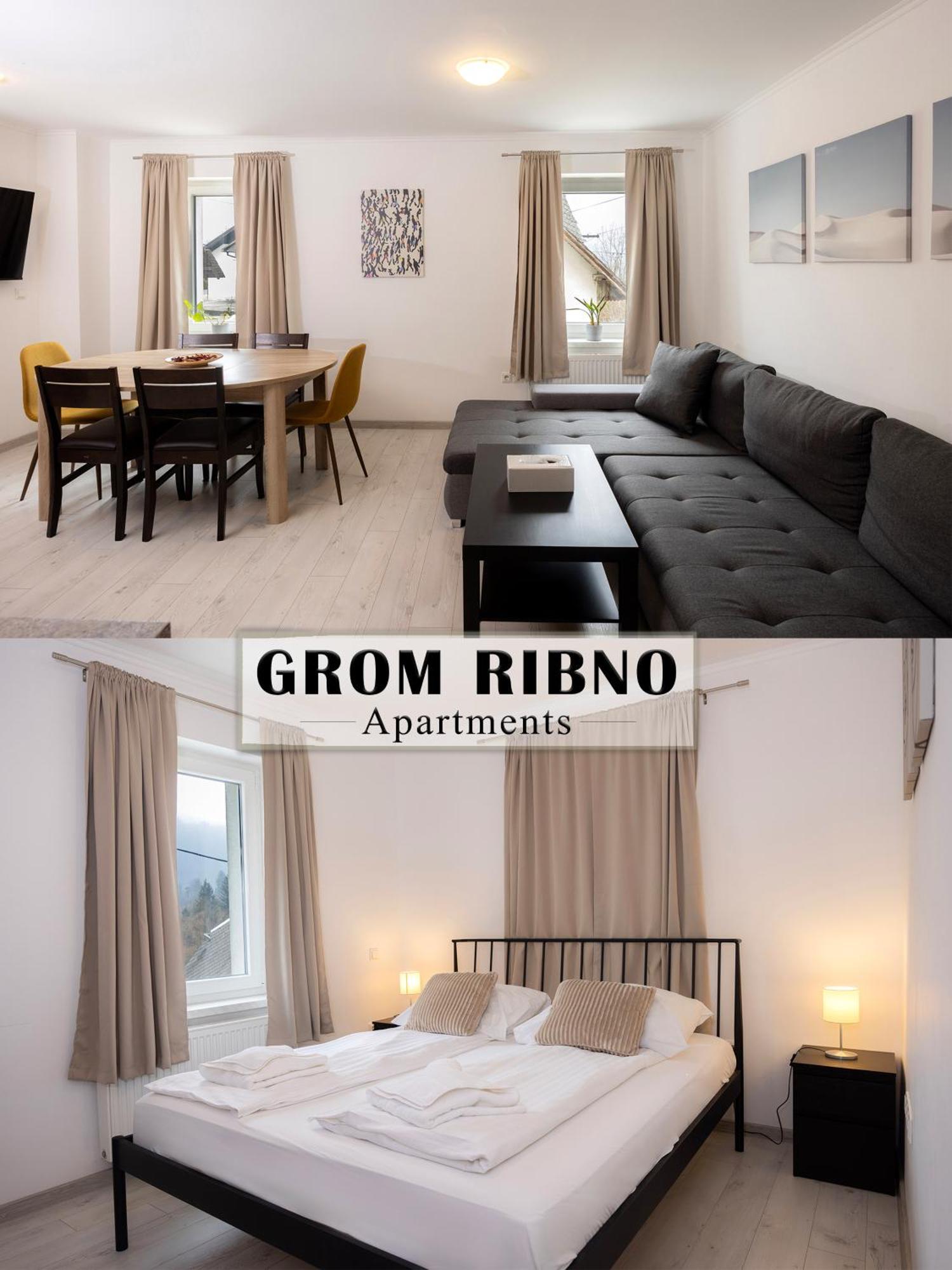 Grom Ribno Apartments Bled Kültér fotó